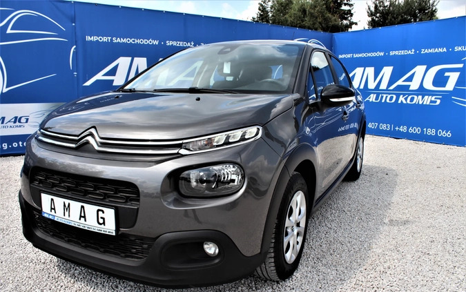Citroen C3 cena 45900 przebieg: 95000, rok produkcji 2019 z Łęknica małe 379